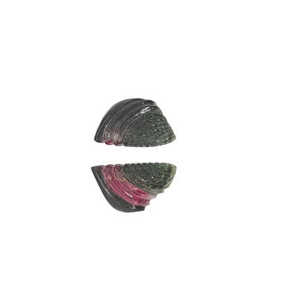 Watermelon Tourmaline, Carving, 13.64ct